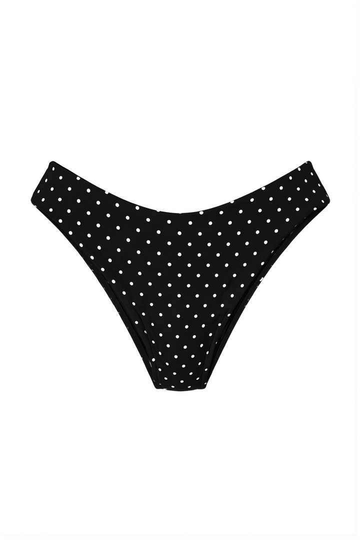 Black Polkadot Atrani Bottoms - Sanori