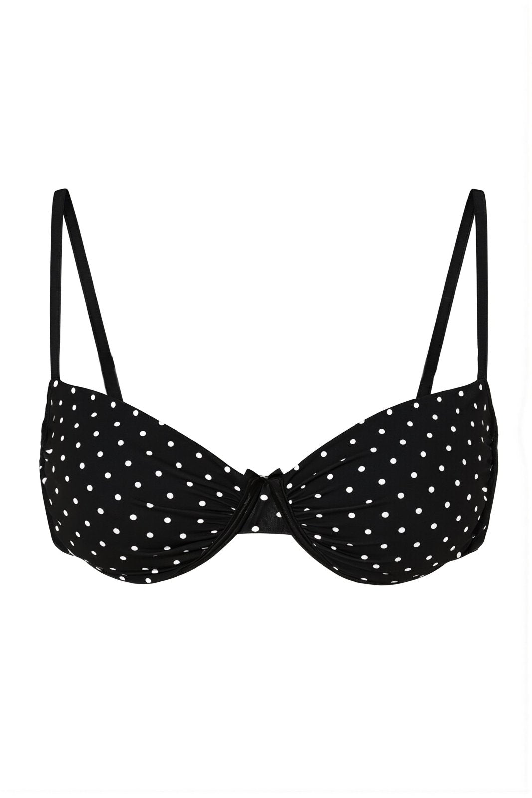 Black Polkadot Atrani Top - Sanori