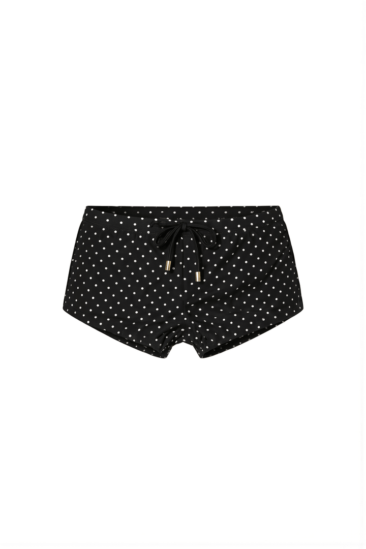 Black Polkadot Coco Shorts - Sanori
