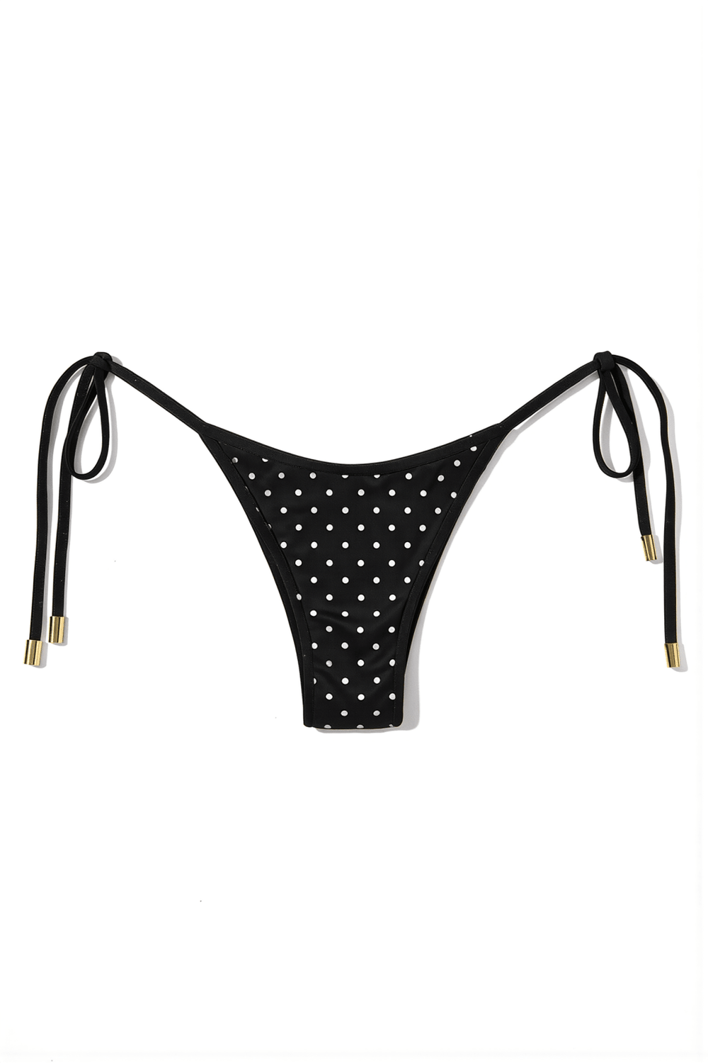 Black Polkadot Ischia Bottoms - Sanori