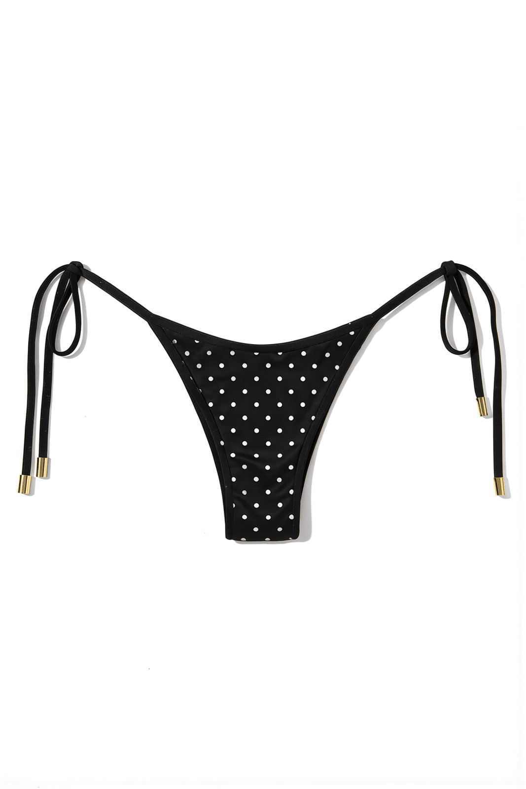 Black Polkadot Ischia Bottoms - Sanori