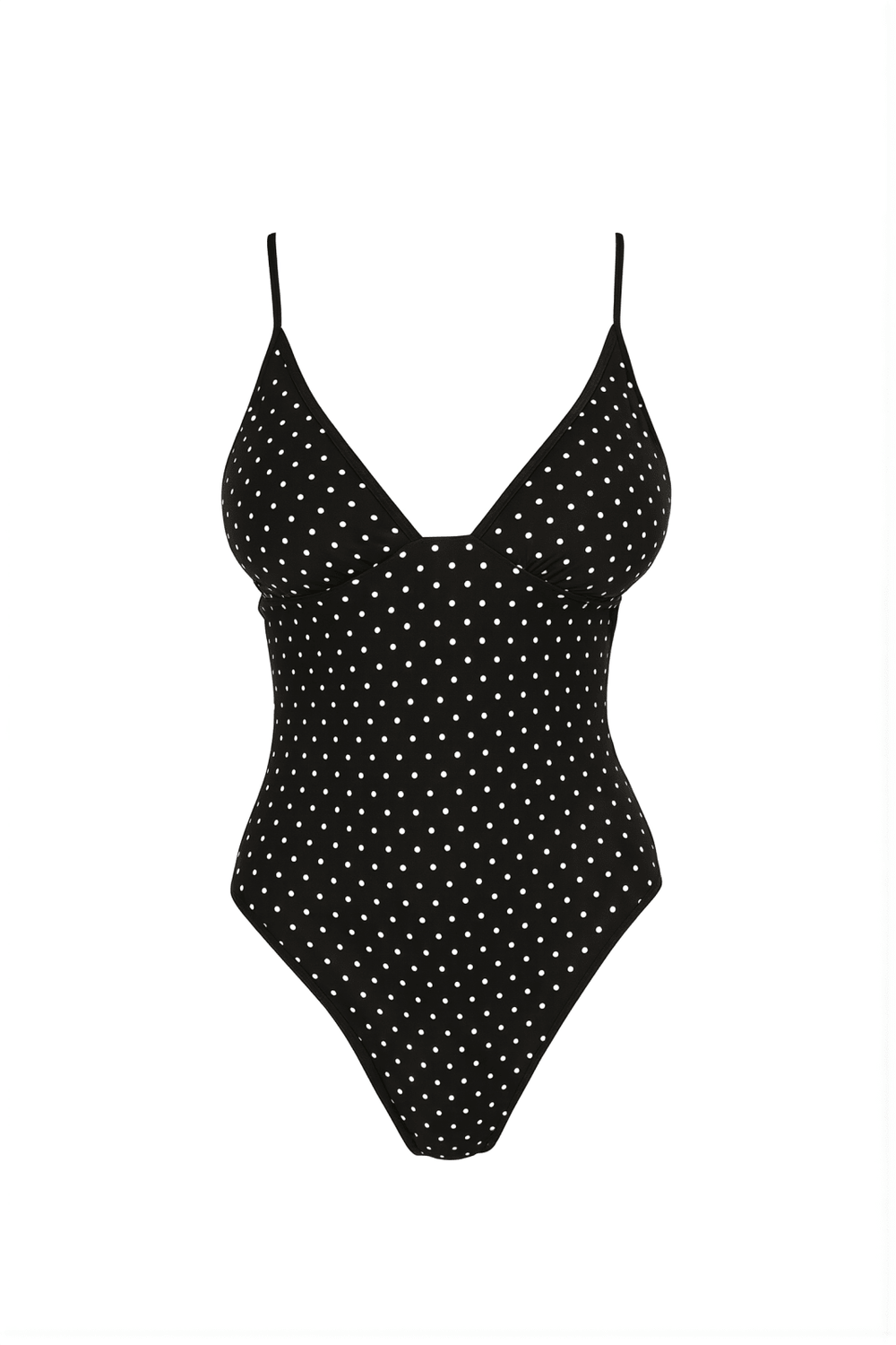 Black Polkadot Ravello One Piece - Sanori