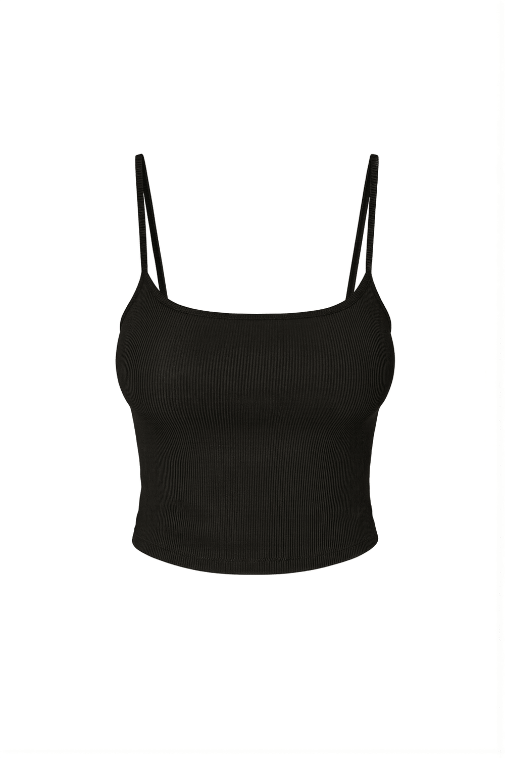 Black Ribbed Mila Top - Sanori