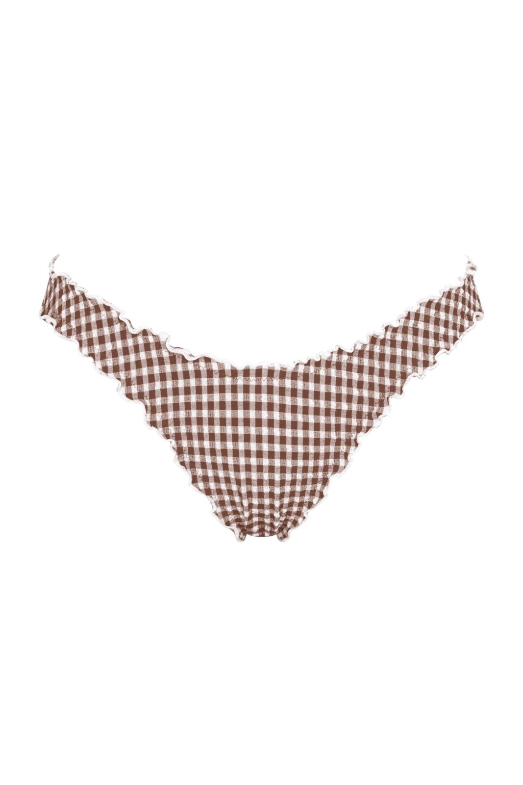 Brown Gingham Deia Bottoms - Sanori