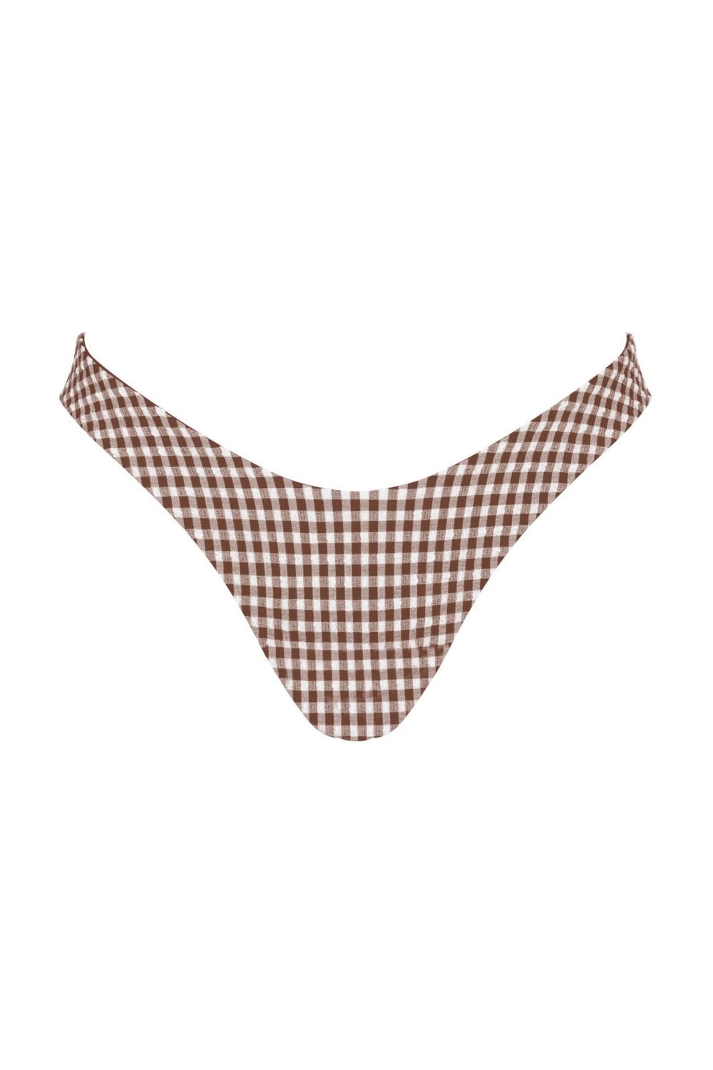 Brown Gingham Tahiti Bottoms - Sanori