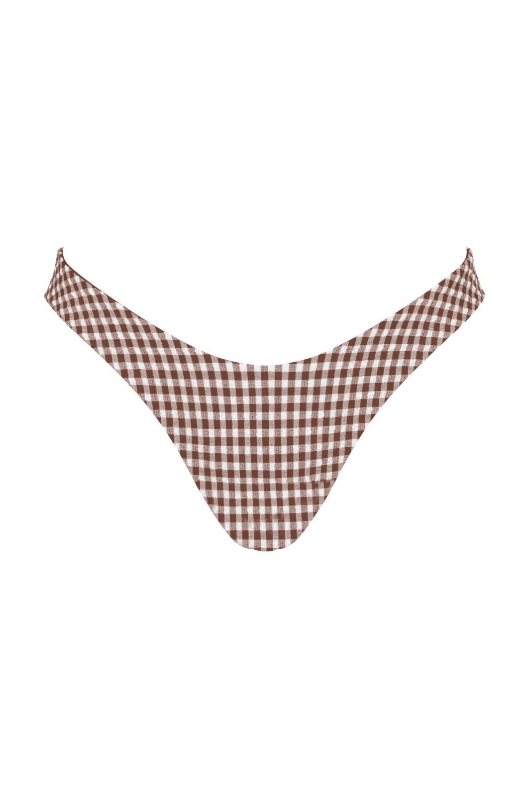 Brown Gingham Tahiti Bottoms - Sanori