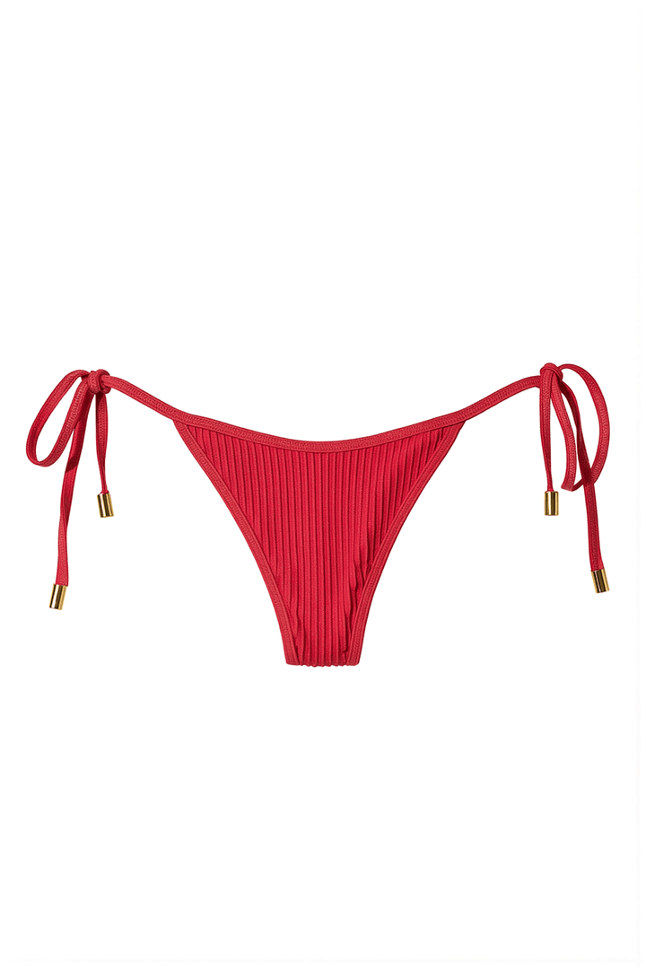 Cherry Red Ischia Bottoms - Sanori