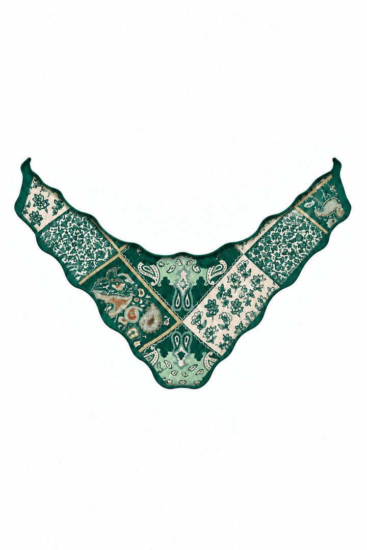 Green Paisley Deia Bottoms - Sanori
