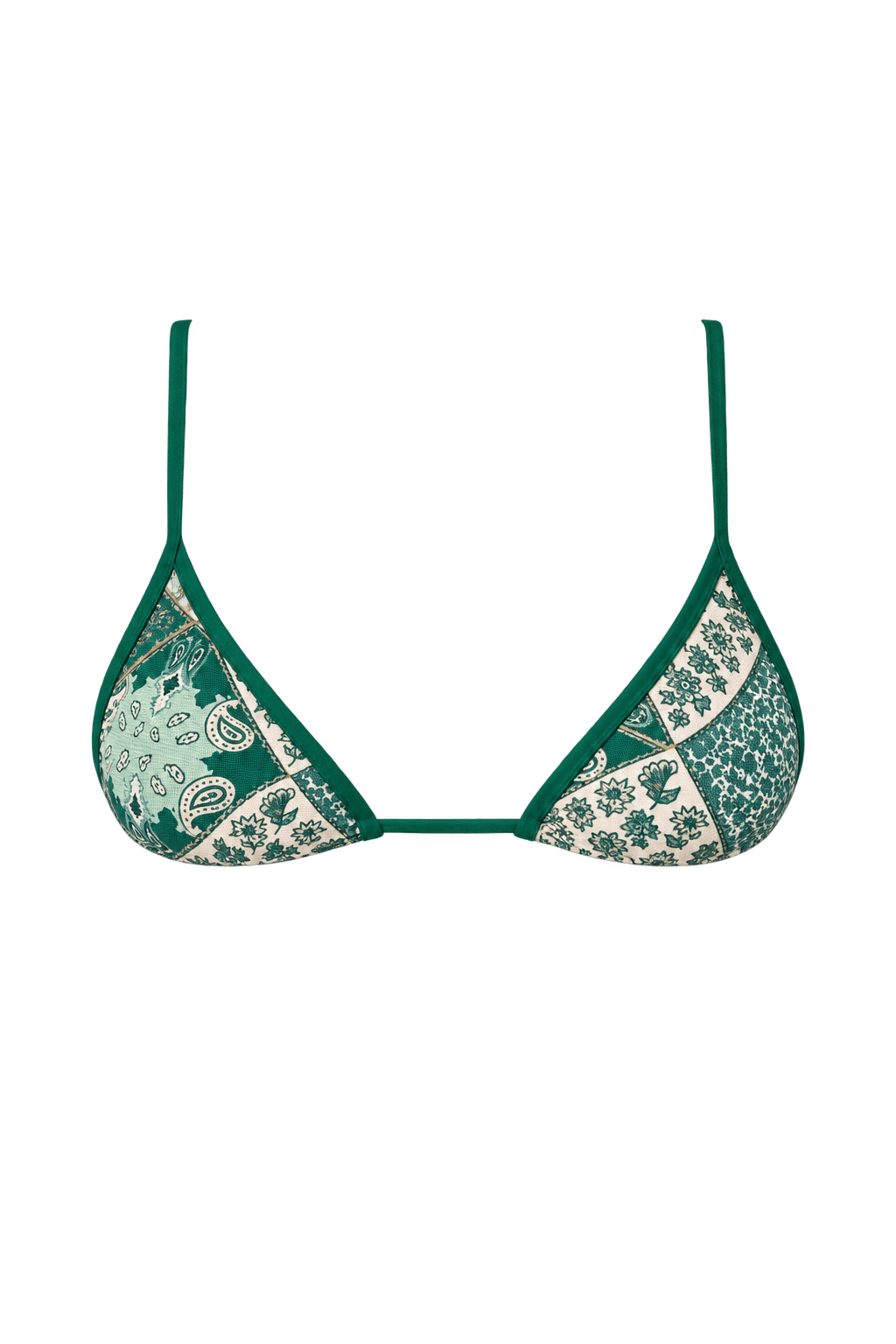 Green Paisley Ischia Top - Sanori