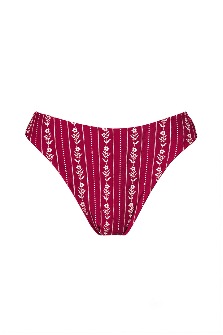 Red Floral Atrani Bottoms