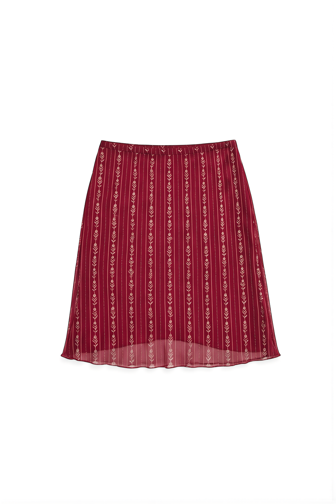 Red Floral Paloma skirt