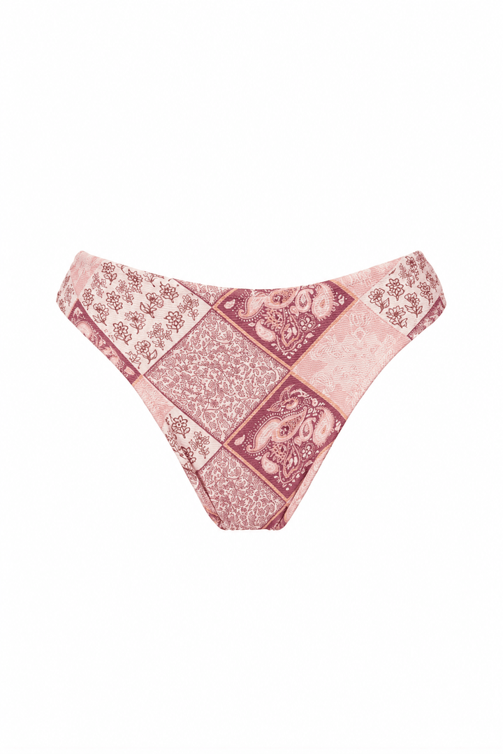 Pink Paisley Atrani Bottoms - Sanori