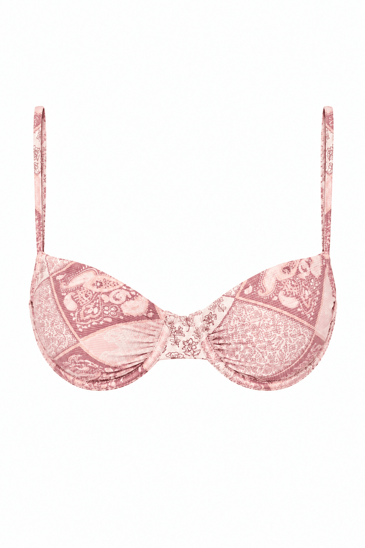 Pink Paisley Atrani Top - Sanori