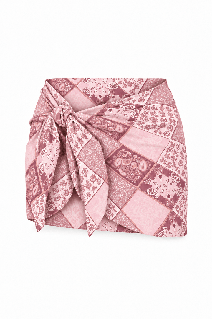 Pink Paisley Sorrento Sarong - Sanori