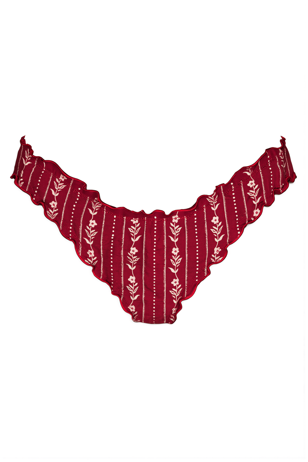 Red Floral Deia Bottoms - Sanori