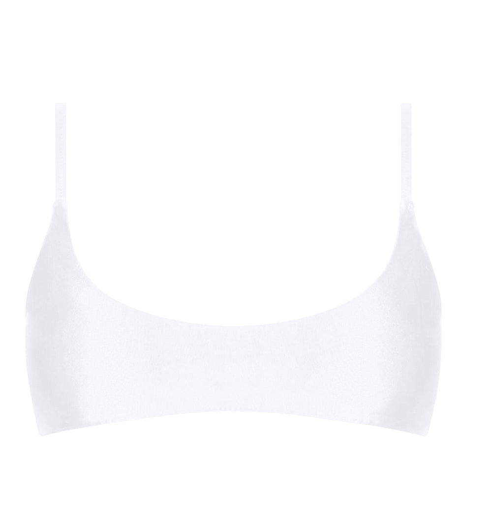 White Andorra Bikini Top - Sanori