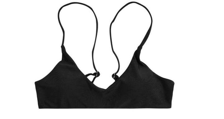 Black Andorra Bikini Top - Sanori Swim
