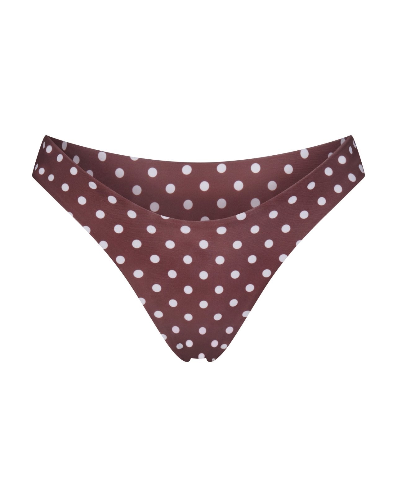 Brown Polkadot Tahiti Bikini Bottoms