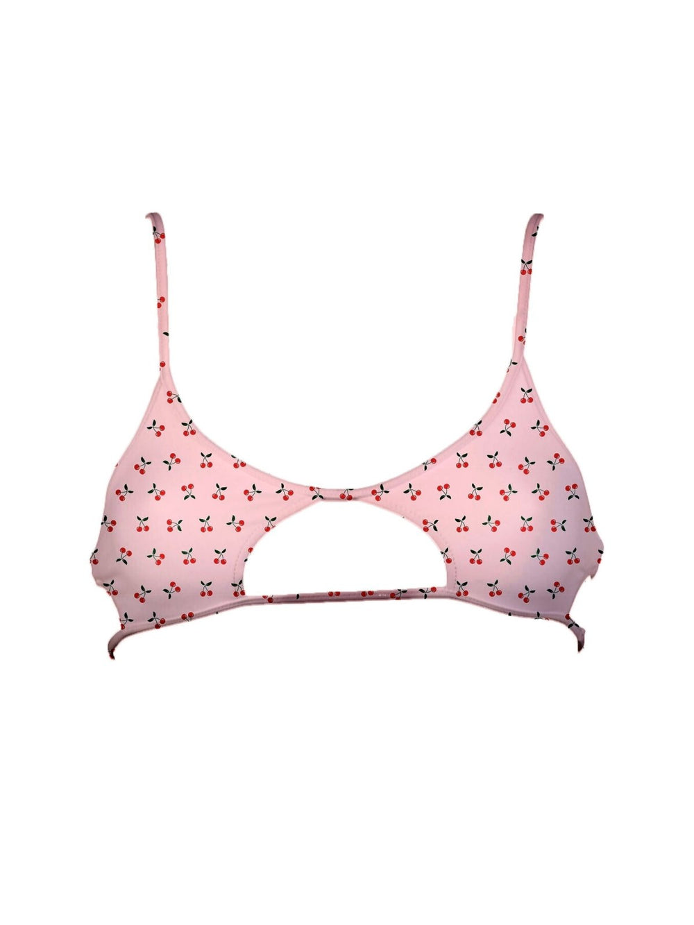 Cherry Pink Sao Paulo Bikini Top - Sanori Swim