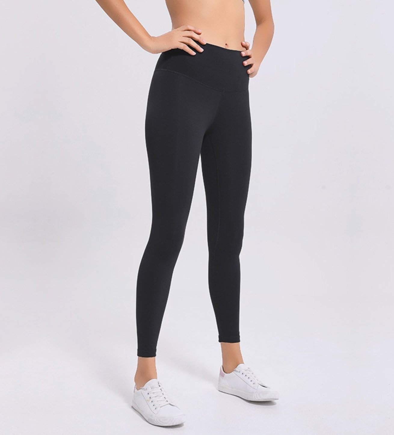Menorca 7/8 High Waisted leggings Black – Sanori