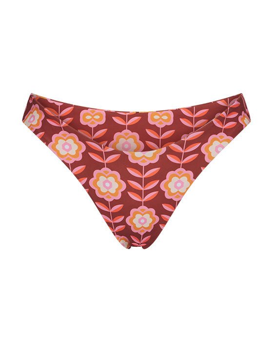 Orange Floral Belize Bikini Bottoms – Sanori Swim