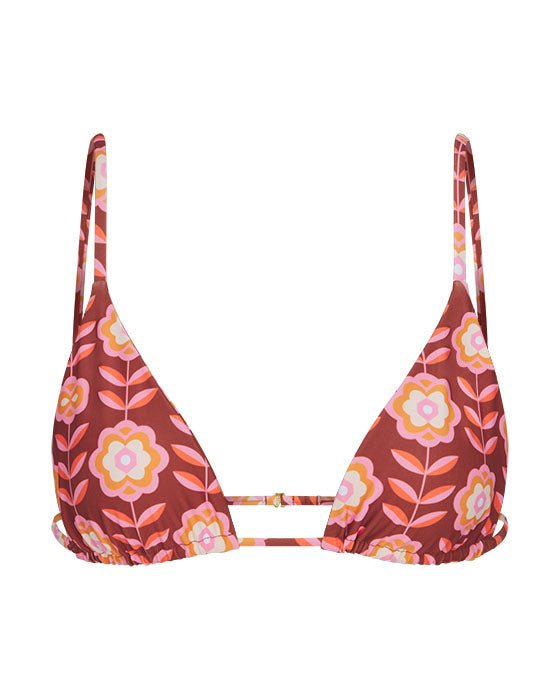 Tahiti Floral Bikini Top – Sanori Swim