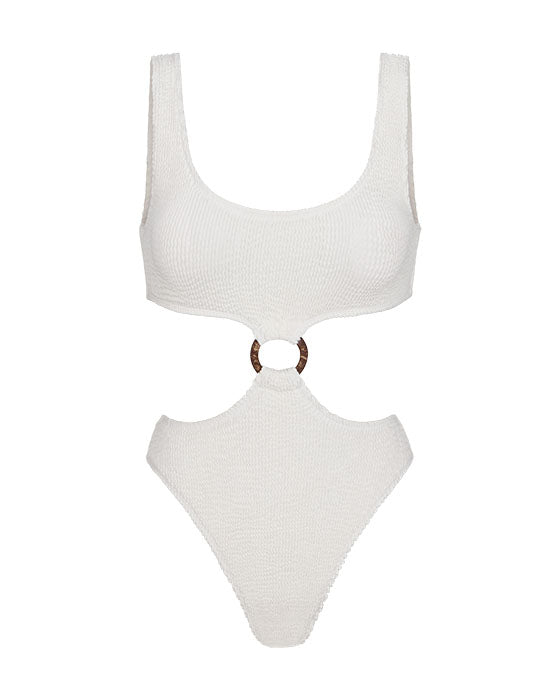 One-Piece Swimwear - Maio Belize Textura Softcell-Off White